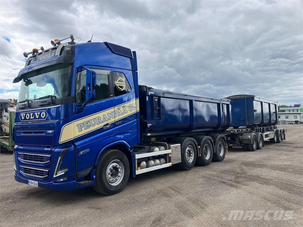 Volvo FH16 750 autom.kasettiyhdistelmä Bañeras basculantes usadas