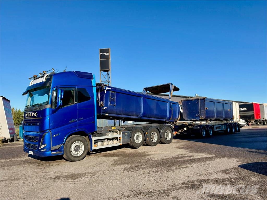 Volvo FH16 750 autom.kasettiyhdistelmä Savivarčių priekabų vilkikai