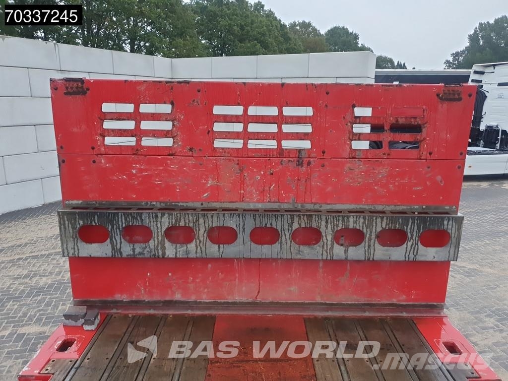 Kässbohrer 3 axles Extendable Lift + Steering Axle BPW MOT 08 Poluprikolice sa otvorenim sandukom