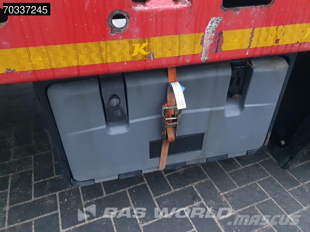 Kässbohrer 3 axles Extendable Lift + Steering Axle BPW MOT 08 플랫베드/드롭사이드 세미 트레일러