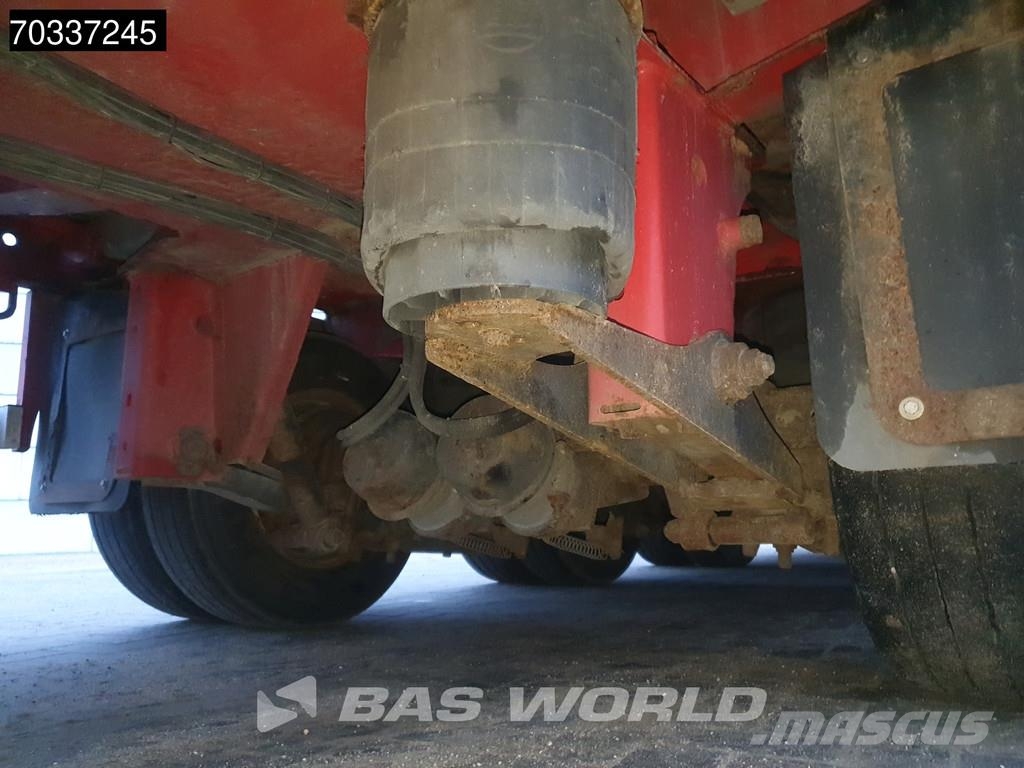 Kässbohrer 3 axles Extendable Lift + Steering Axle BPW MOT 08 플랫베드/드롭사이드 세미 트레일러