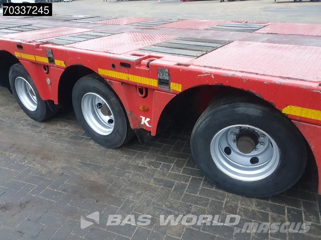 Kässbohrer 3 axles Extendable Lift + Steering Axle BPW MOT 08 Poluprikolice sa otvorenim sandukom