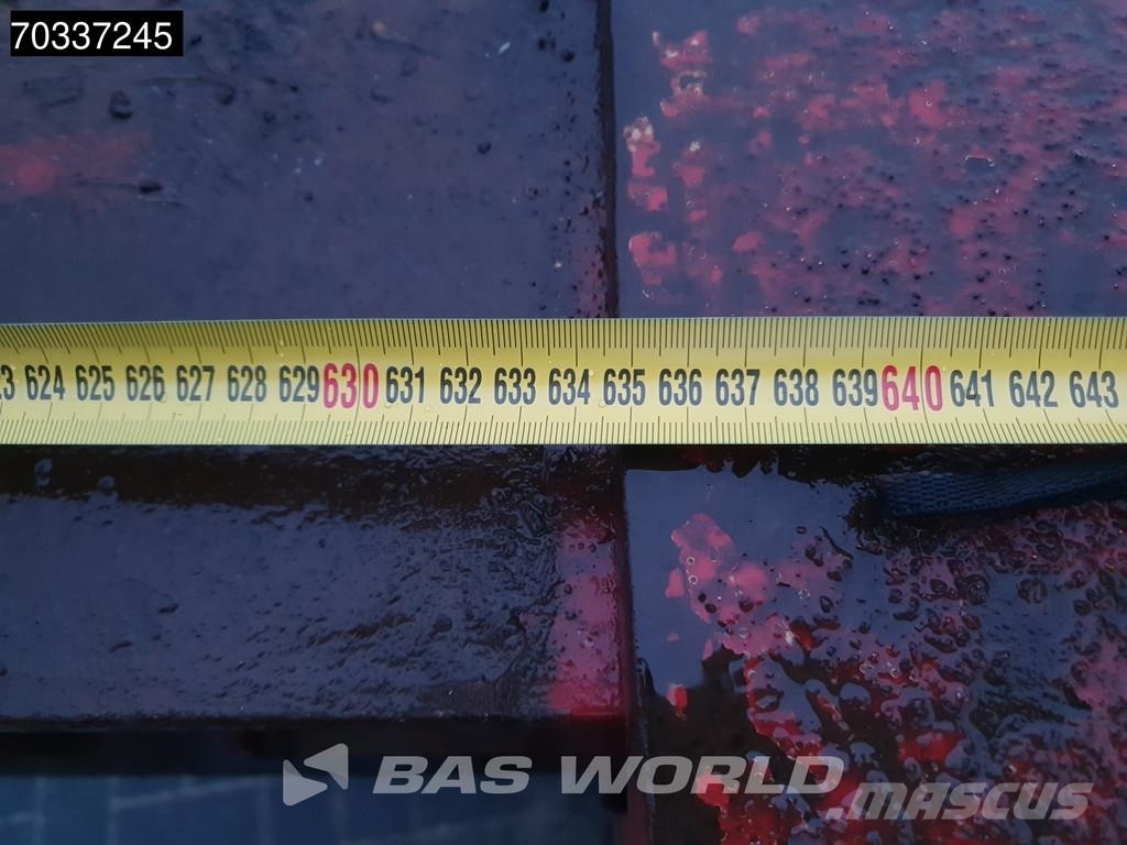 Kässbohrer 3 axles Extendable Lift + Steering Axle BPW MOT 08 플랫베드/드롭사이드 세미 트레일러