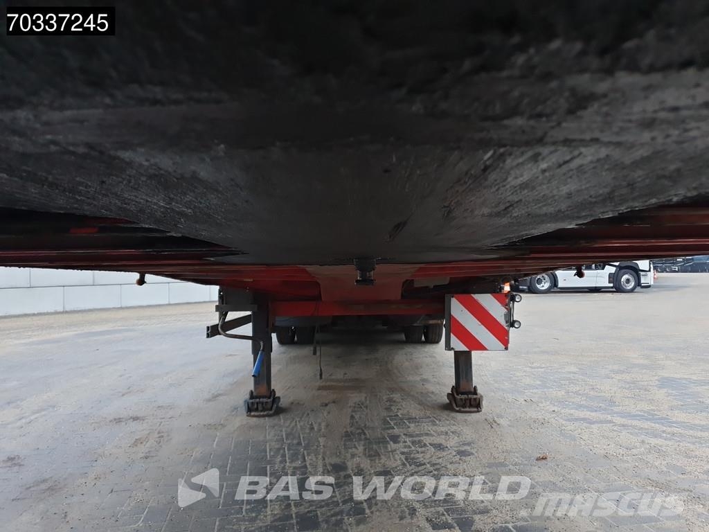Kässbohrer 3 axles Extendable Lift + Steering Axle BPW MOT 08 플랫베드/드롭사이드 세미 트레일러