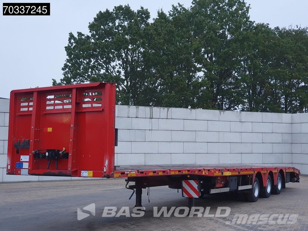 Kässbohrer 3 axles Extendable Lift + Steering Axle BPW MOT 08 Poluprikolice sa otvorenim sandukom