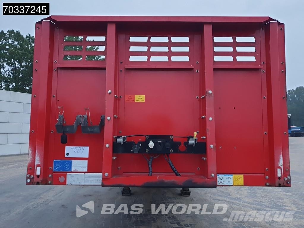 Kässbohrer 3 axles Extendable Lift + Steering Axle BPW MOT 08 Poluprikolice sa otvorenim sandukom