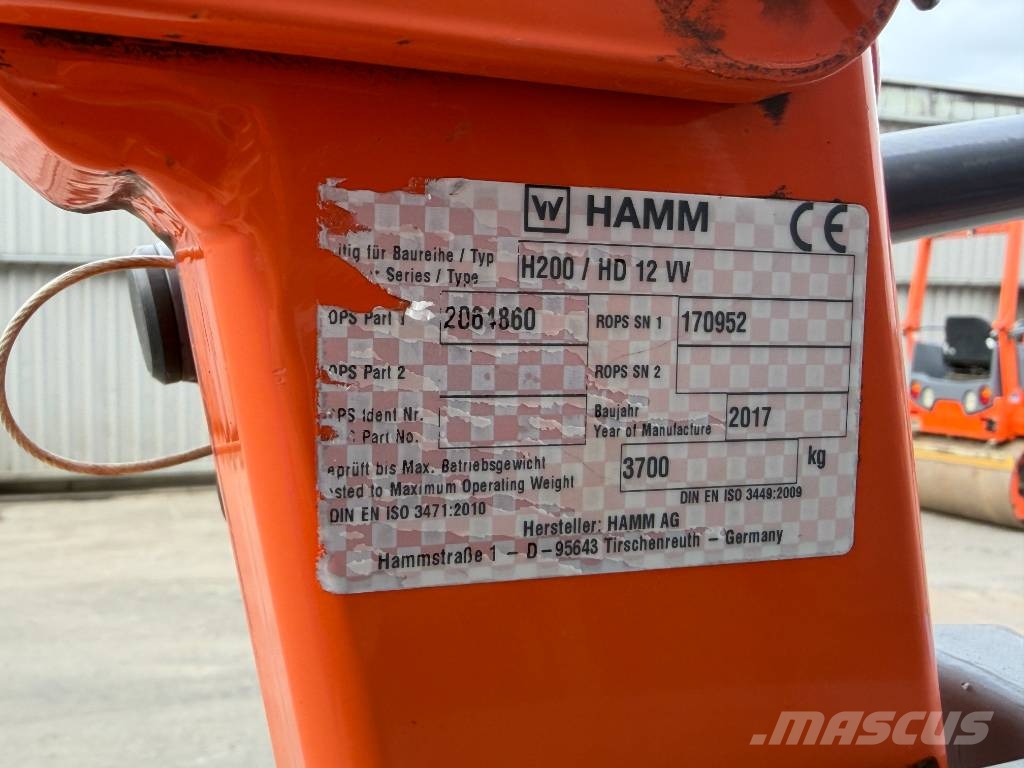 Hamm HD12 VV Dvojni valjarji