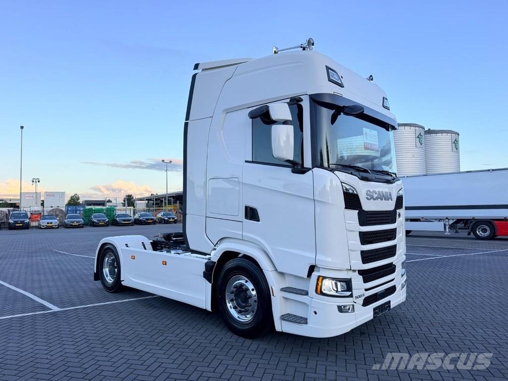 Scania S500 NEW, full air, Retarder, stand airco, pto pre Tractor Units