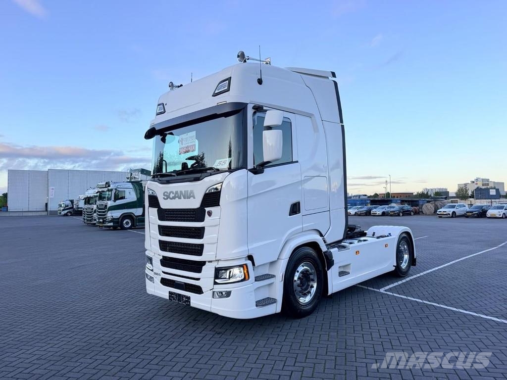 Scania S500 NEW, full air, Retarder, stand airco, pto pre Tractor Units