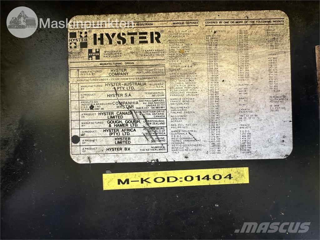 Hyster E-120B Electric forklifts