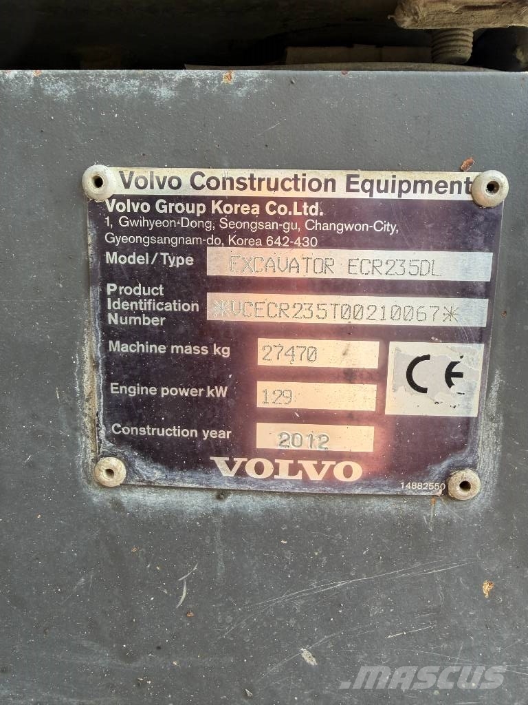 Volvo ECR 235 D Escavatori cingolati