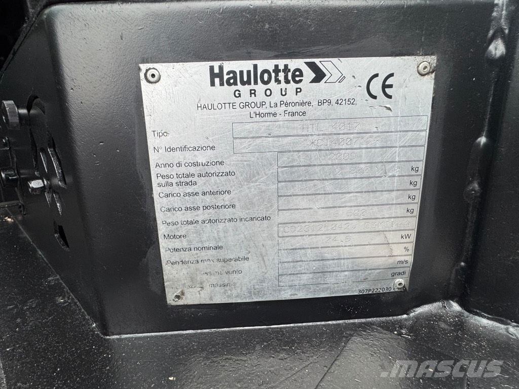 Haulotte HTL 4017 مناولات متداخلة