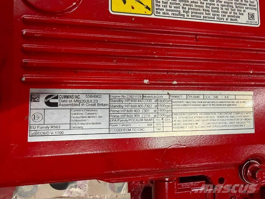 Cummins L9-G19 Motores agrícolas