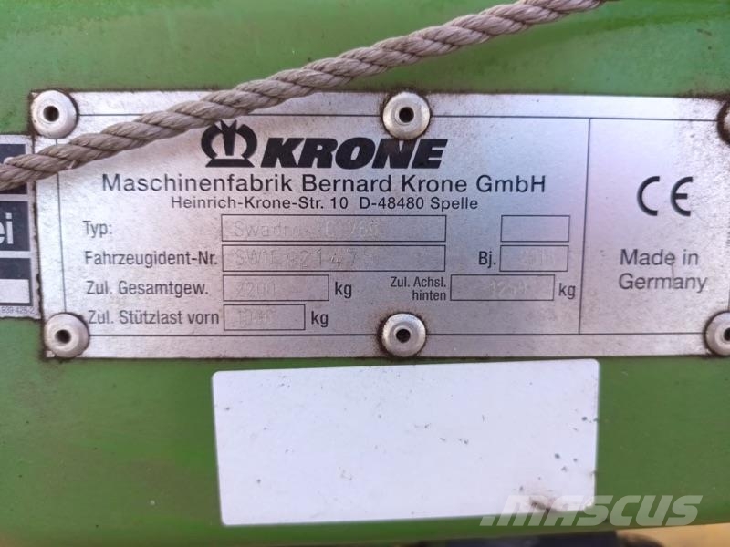 Krone Swadro TC 760 Otra maquinaria agrícola