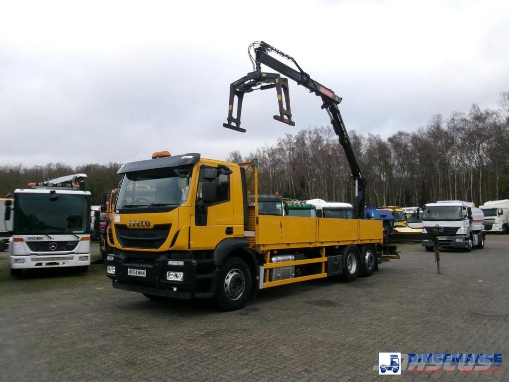 Iveco Stralis 310 6x2 Euro 6 + Atlas 129.3V A11 crane オールテレーンクレーン