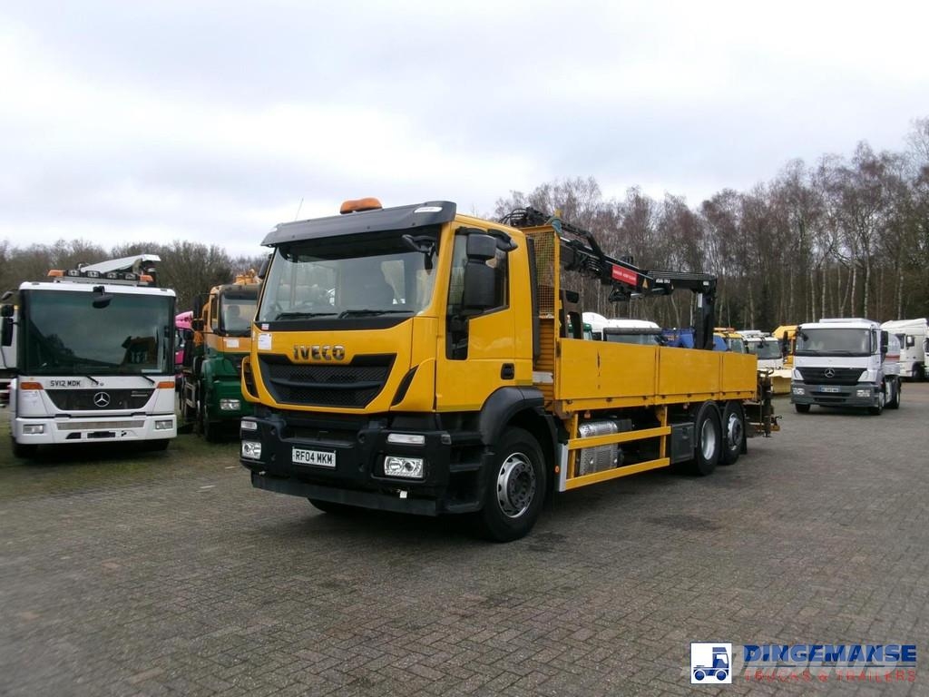 Iveco Stralis 310 6x2 Euro 6 + Atlas 129.3V A11 crane Mobiilinosturit