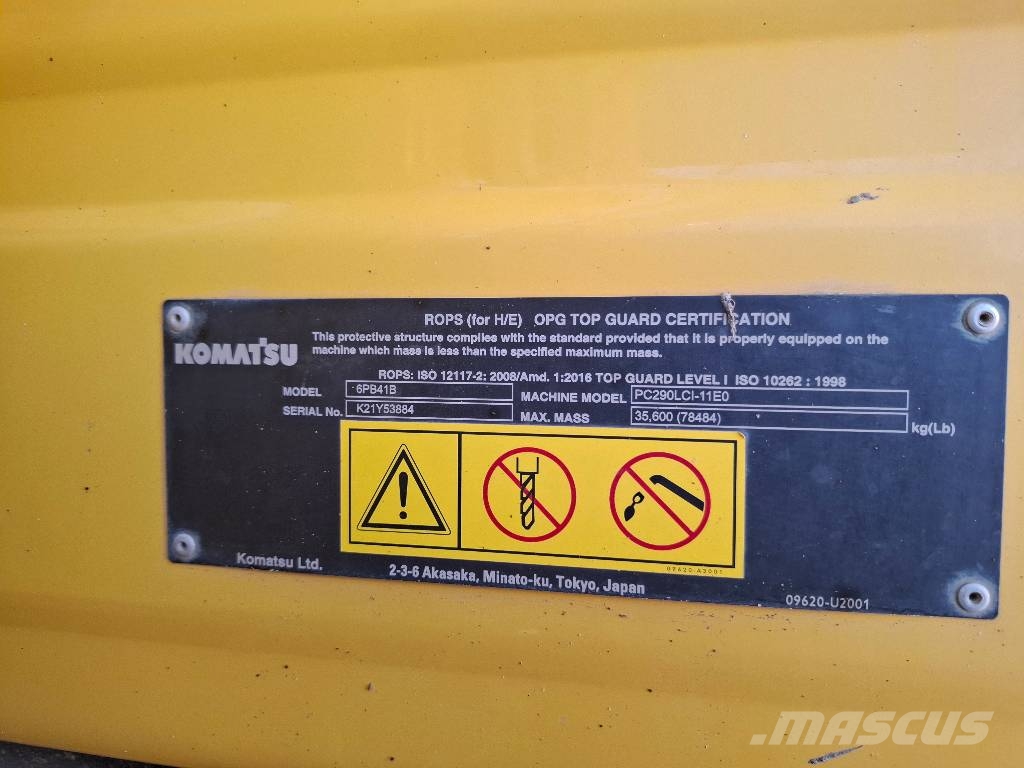 Komatsu PC 290 LCi-11 Gravemaskiner på larvebånd