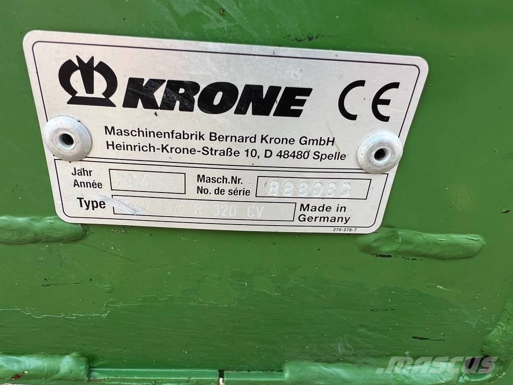 Krone Easy Cut R 320CV Uređaji za kosačice