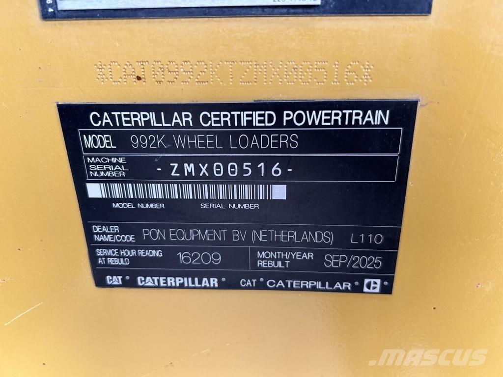 CAT 992K Фронтальные погрузчики