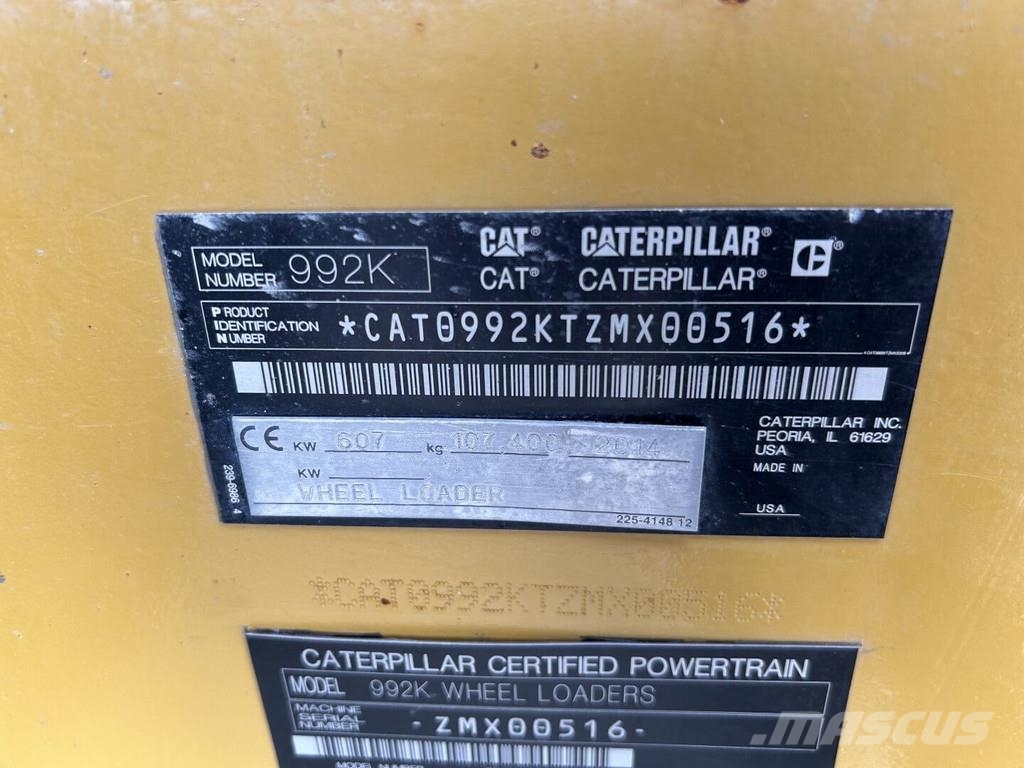 CAT 992K Фронтальные погрузчики