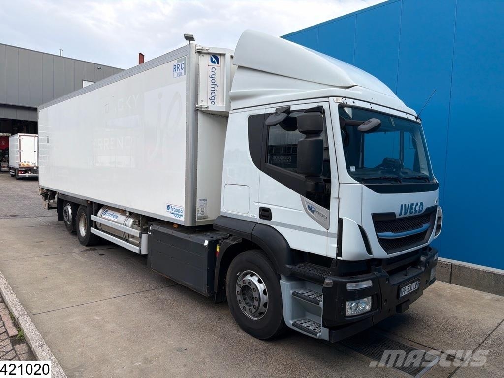 Iveco Stralis 400 CNG 6X2, EURO 6, Retarder, CNG Hűtős