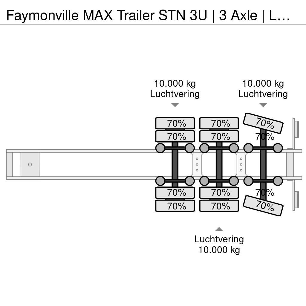 Faymonville MAX Trailer STN 3U | 3 Axle | Low Loader | Steerin Tieflader-Auflieger