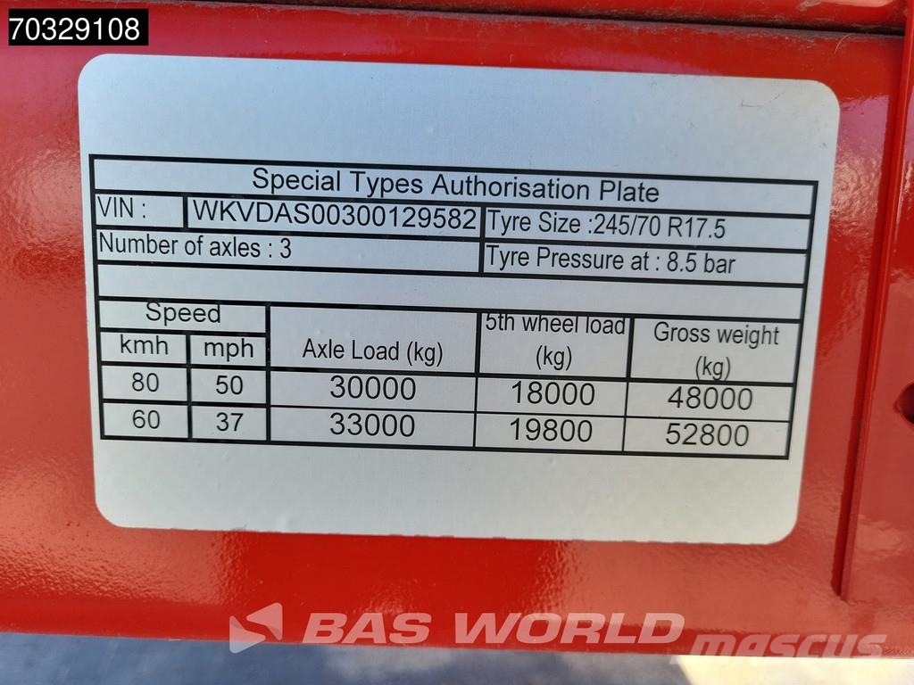 Kässbohrer LB3E NEW Lift Axle BPW Low loader-semi-trailers