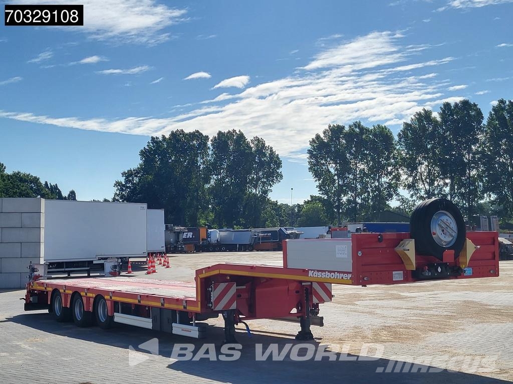 Kässbohrer LB3E NEW Lift Axle BPW نصف مقطورة مسطحة منخفضة