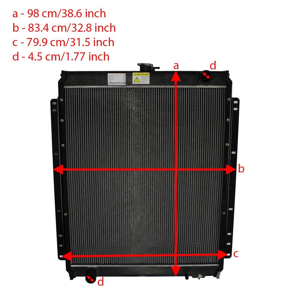 Komatsu Water Radiator 20Y-03-3111 Radiatoriai