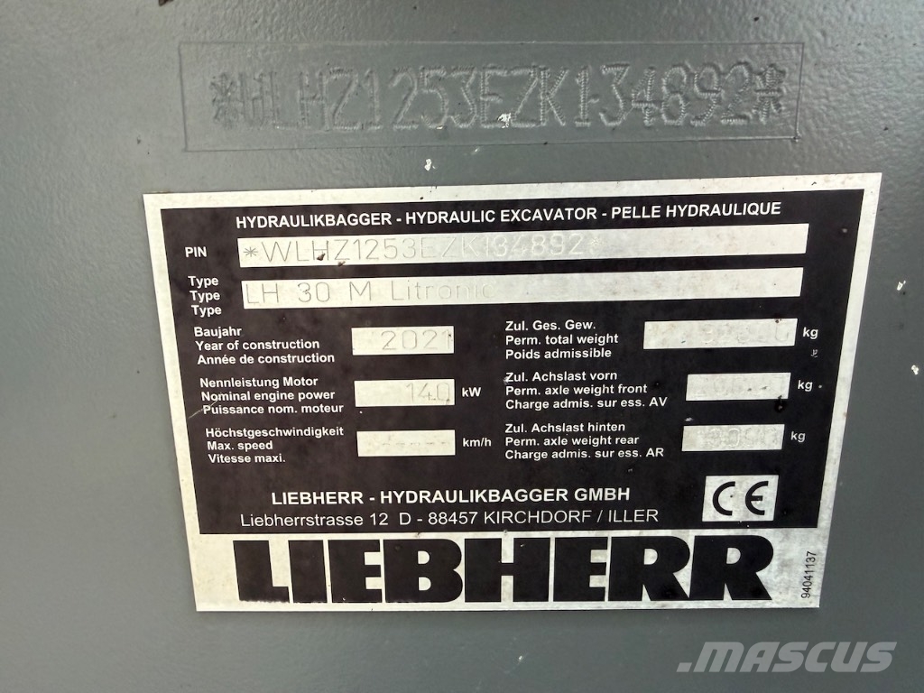 Liebherr LH 30 M - LH30 - LH 30 M Litronic Bageri za manipuliranje materijalom / otpadom