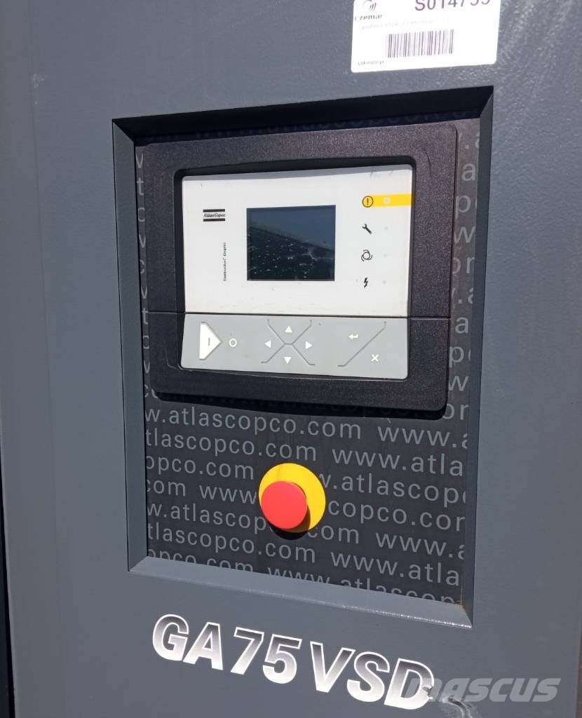 Atlas Copco GA75 VSD Kompressoren