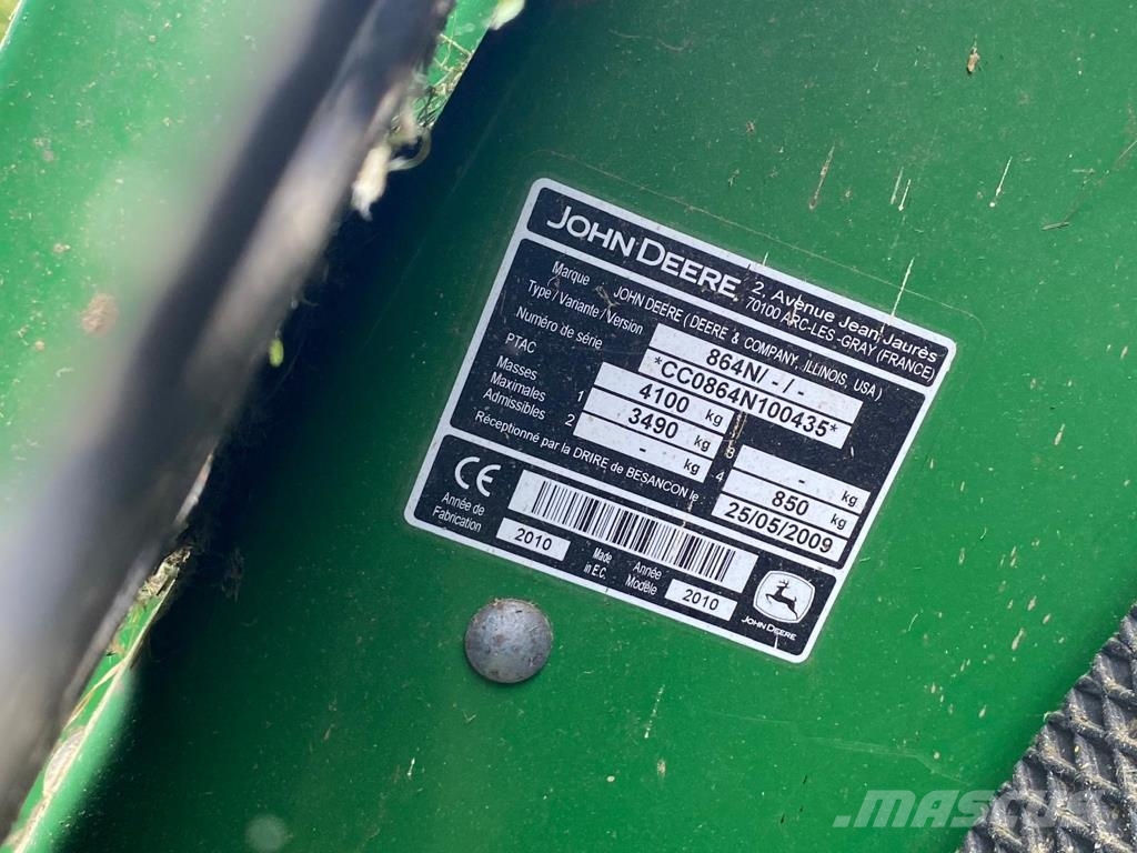 John Deere 864 PREMIUM Ronde-balenpersen