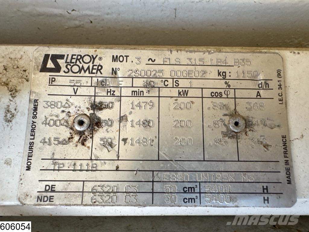 Schwing BP 4000 HD 320 bar hydraulic, 154 bar concrete Betonpomptrucks