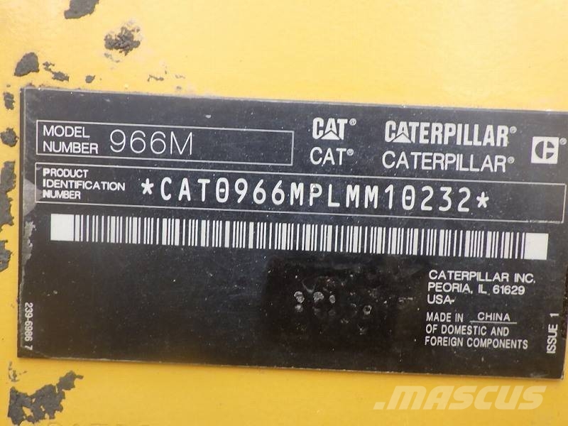 CAT 966M 輪胎式裝載機