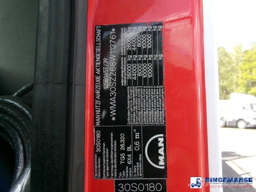 MAN TGS 26.320 6X4 RHD + HMF 2820 K4 Mobiilinosturit