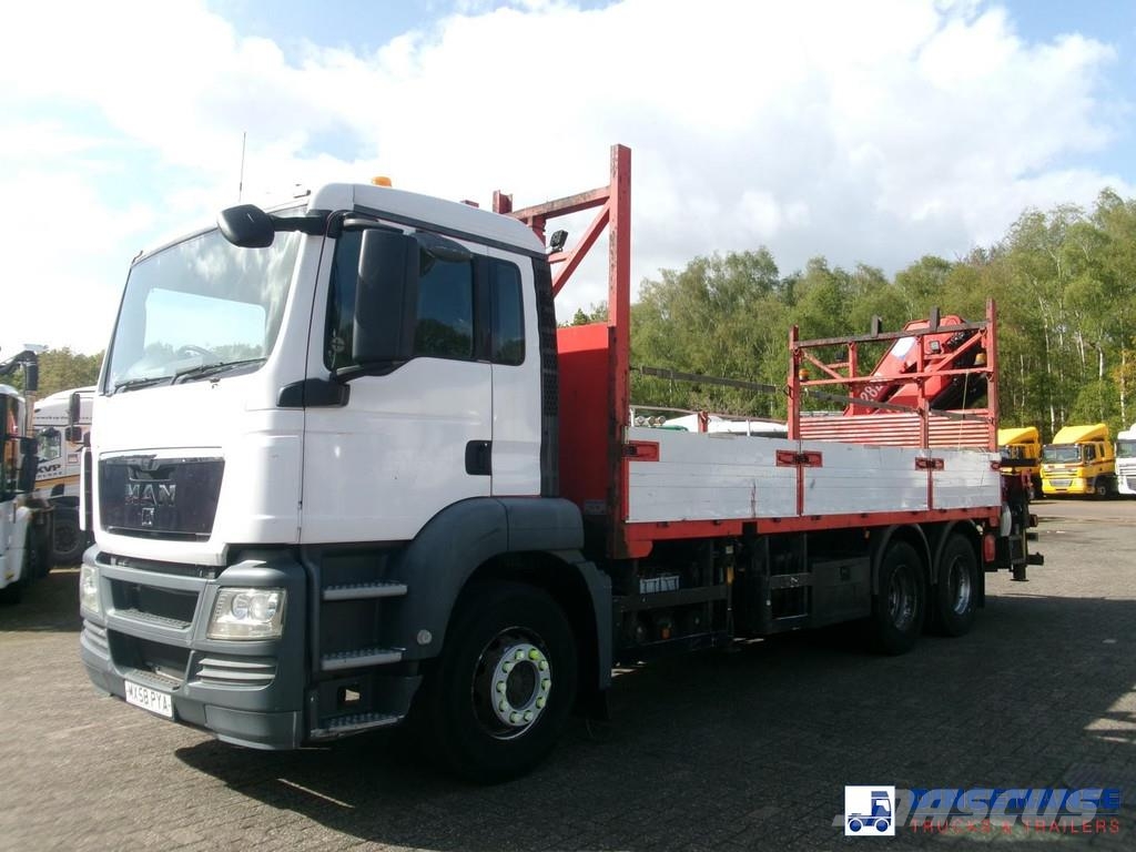 MAN TGS 26.320 6X4 RHD + HMF 2820 K4 Mobiilinosturit