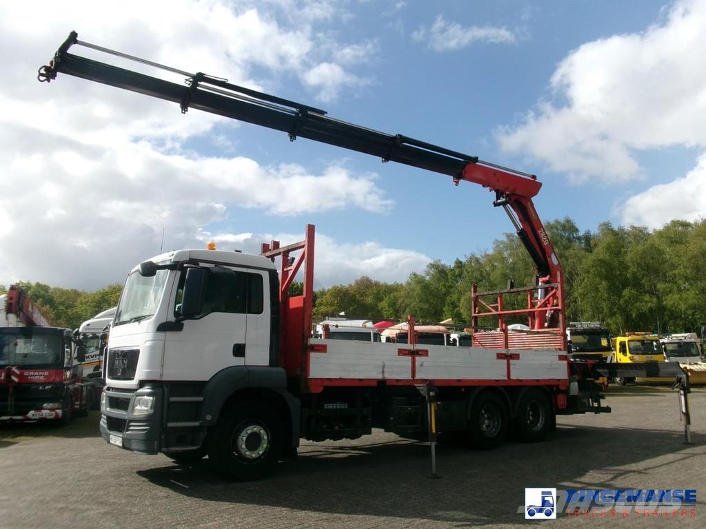MAN TGS 26.320 6X4 RHD + HMF 2820 K4 Mobiilinosturit
