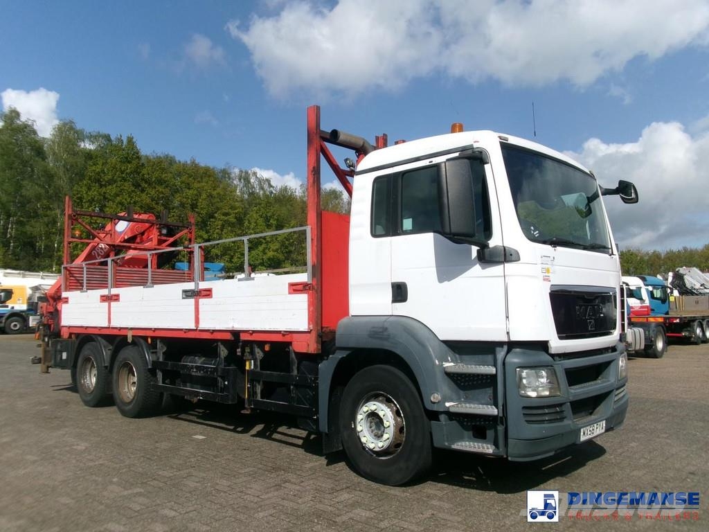 MAN TGS 26.320 6X4 RHD + HMF 2820 K4 Mobiilinosturit