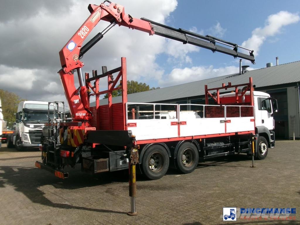 MAN TGS 26.320 6X4 RHD + HMF 2820 K4 Mobiilinosturit