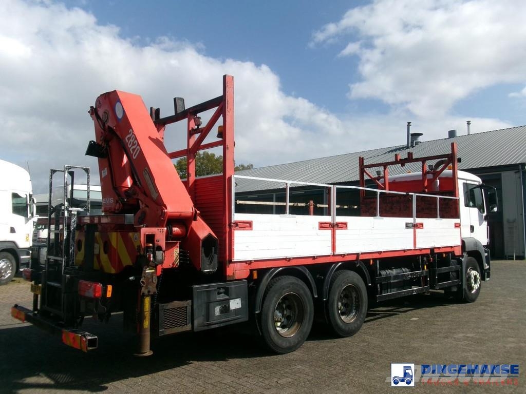 MAN TGS 26.320 6X4 RHD + HMF 2820 K4 Mobiilinosturit