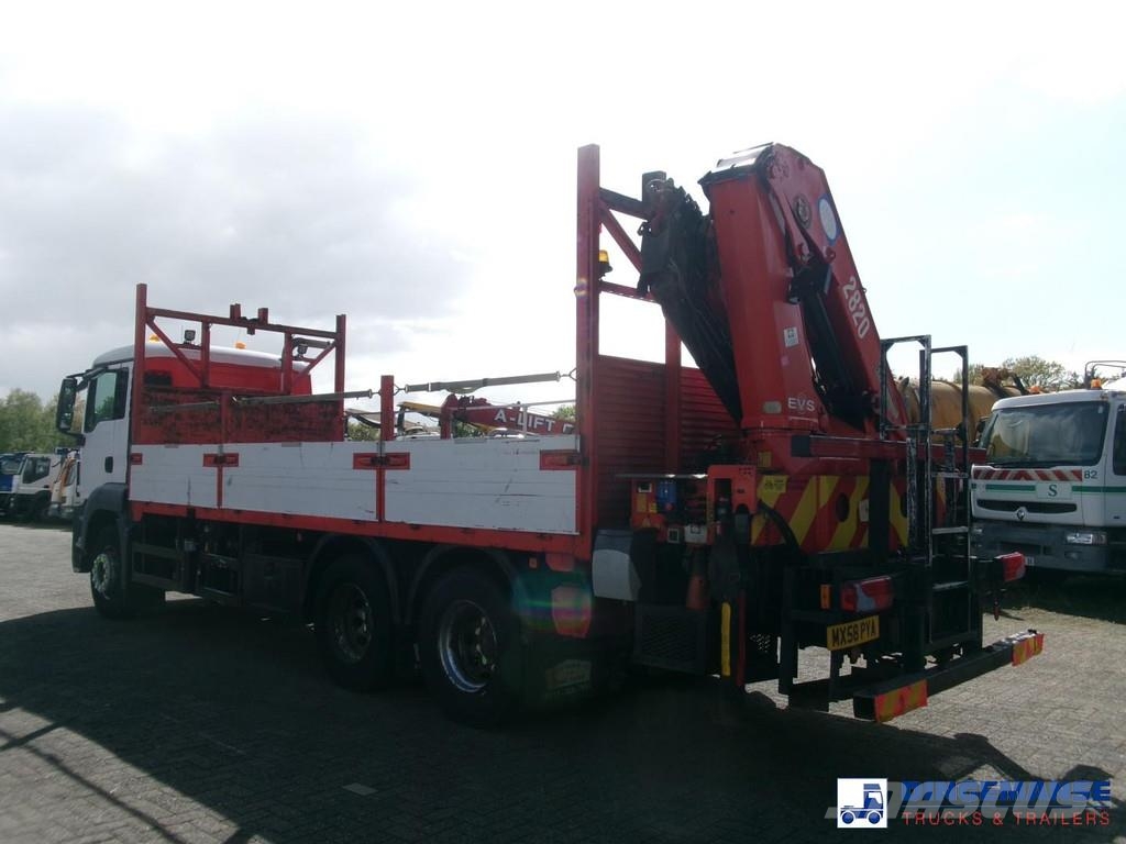 MAN TGS 26.320 6X4 RHD + HMF 2820 K4 Mobiilinosturit
