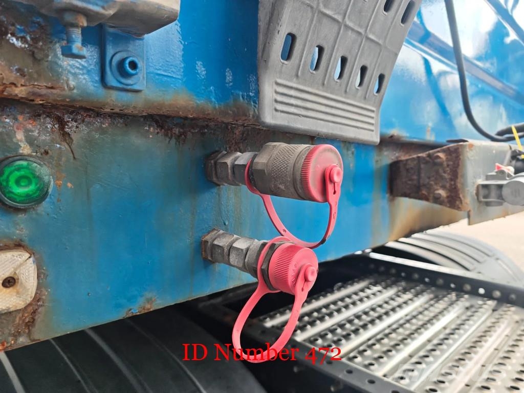 Ozgul LWS 8 Axle Semi trailer 8 Meter Extandable Powerst Semi remorque surbaissée