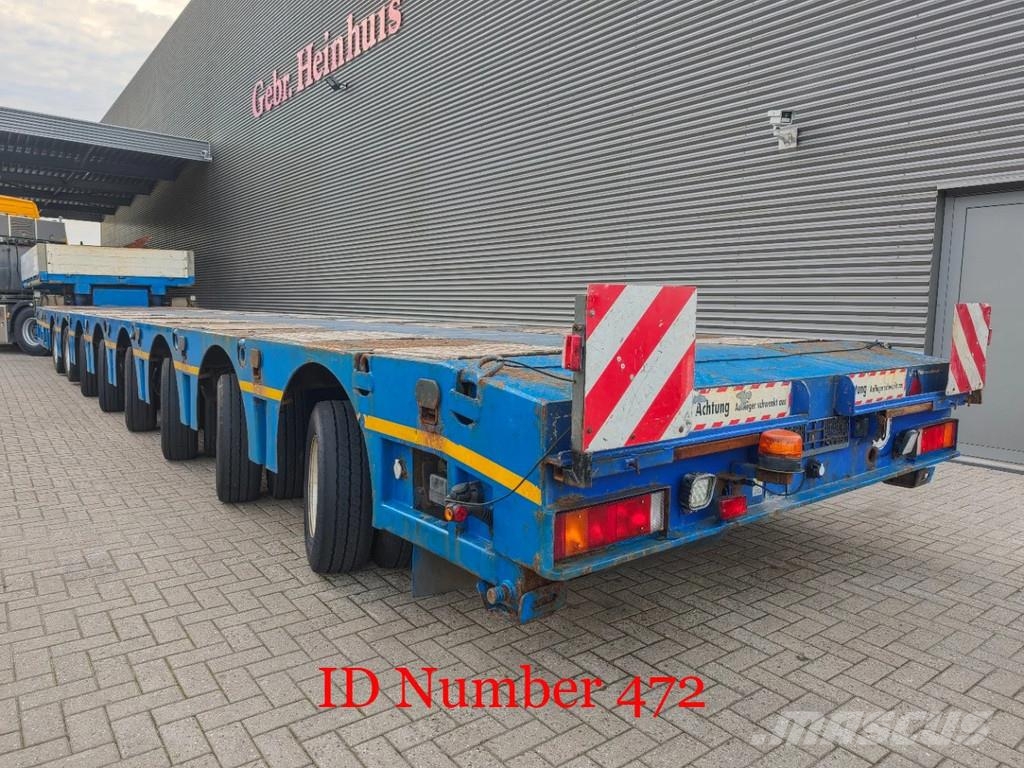 Ozgul LWS 8 Axle Semi trailer 8 Meter Extandable Powerst Semi remorque surbaissée