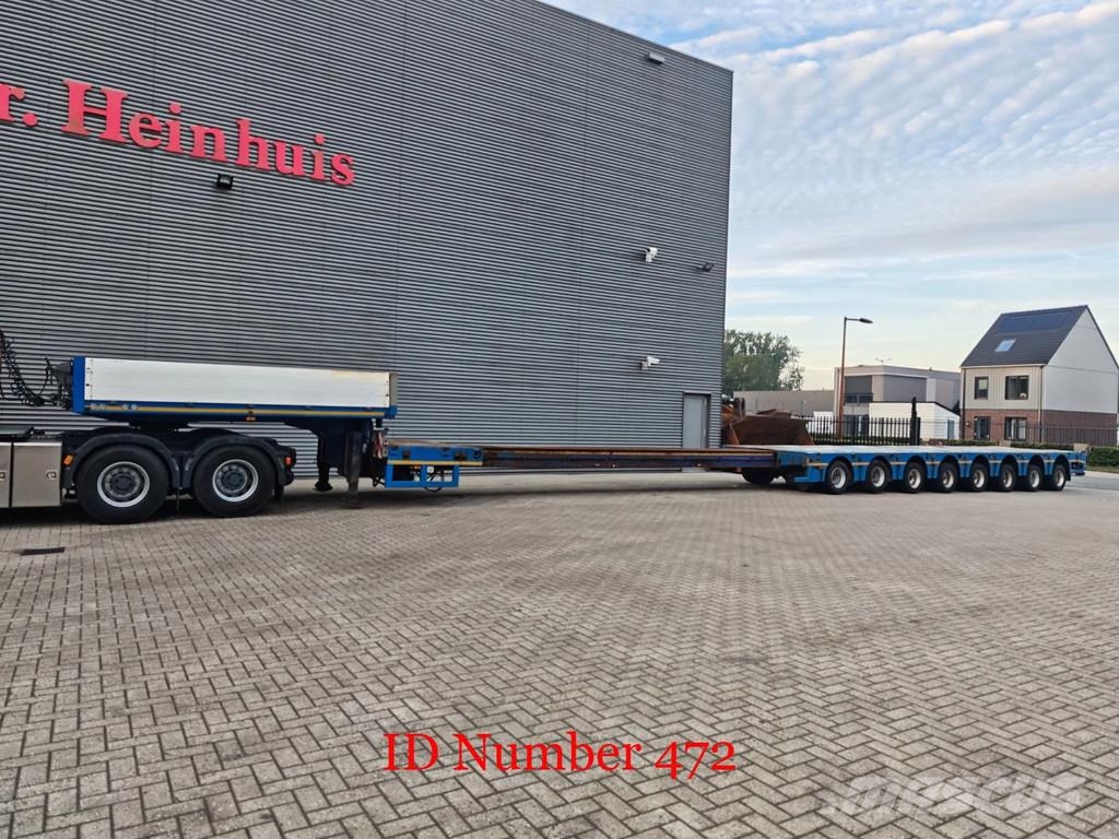 Ozgul LWS 8 Axle Semi trailer 8 Meter Extandable Powerst Semi remorque surbaissée