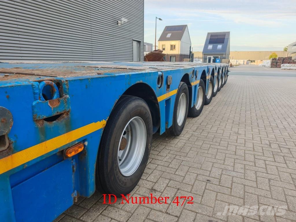 Ozgul LWS 8 Axle Semi trailer 8 Meter Extandable Powerst Semi remorque surbaissée
