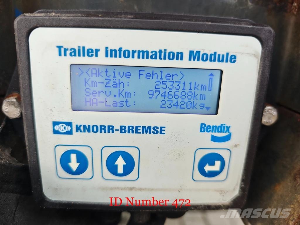 Ozgul LWS 8 Axle Semi trailer 8 Meter Extandable Powerst Semi remorque surbaissée