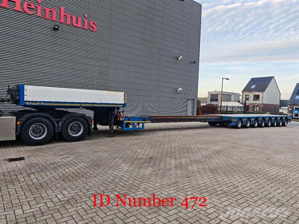 Ozgul LWS 8 Axle Semi trailer 8 Meter Extandable Powerst Semi remorque surbaissée