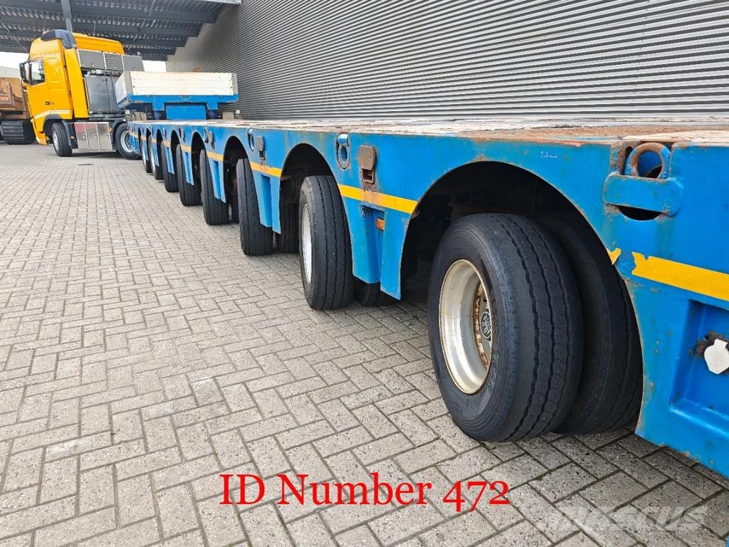 Ozgul LWS 8 Axle Semi trailer 8 Meter Extandable Powerst Semi remorque surbaissée