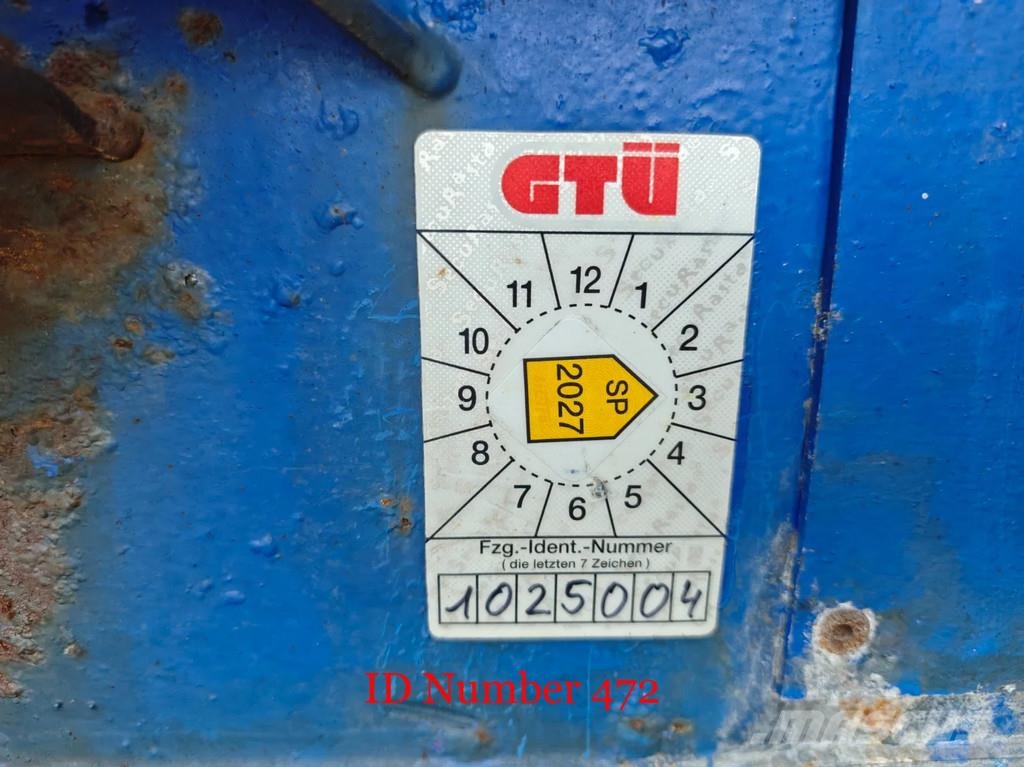 Ozgul LWS 8 Axle Semi trailer 8 Meter Extandable Powerst Semi remorque surbaissée