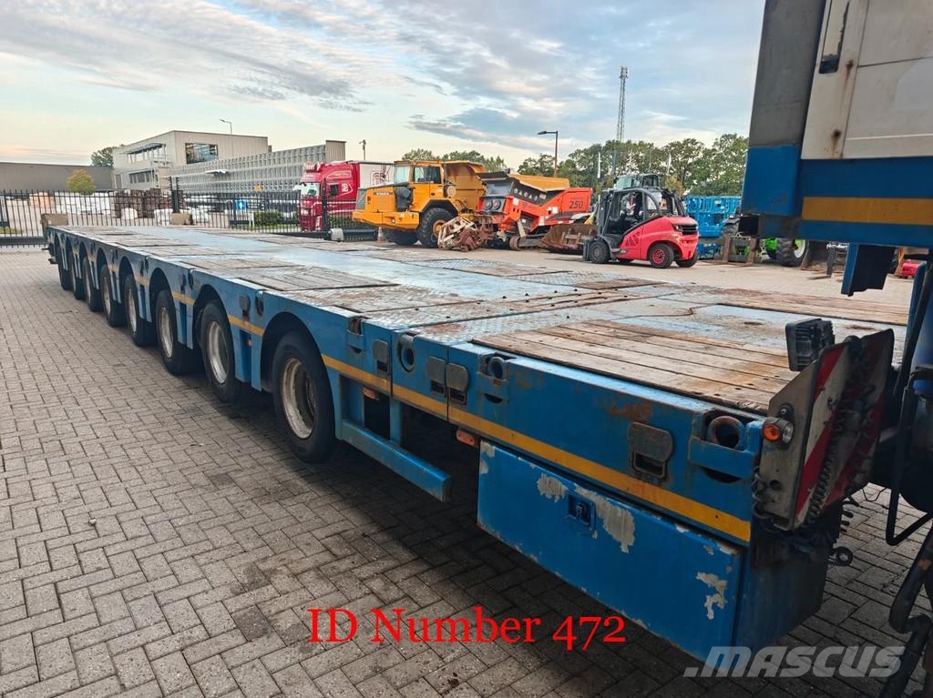 Ozgul LWS 8 Axle Semi trailer 8 Meter Extandable Powerst Semi remorque surbaissée